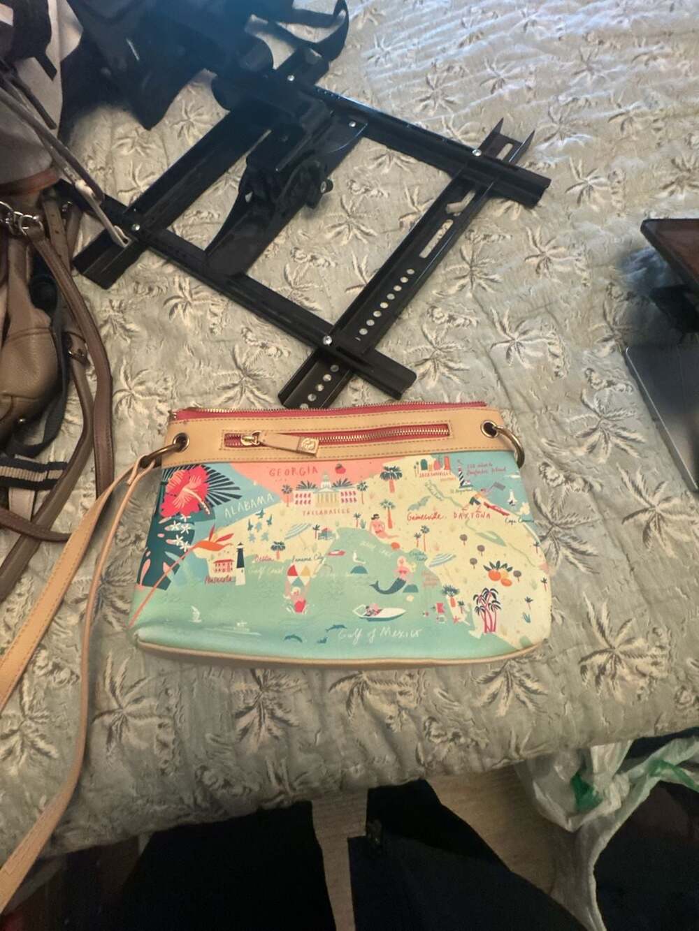 Spartina 449 Florida Map Scout Crossbody Bag